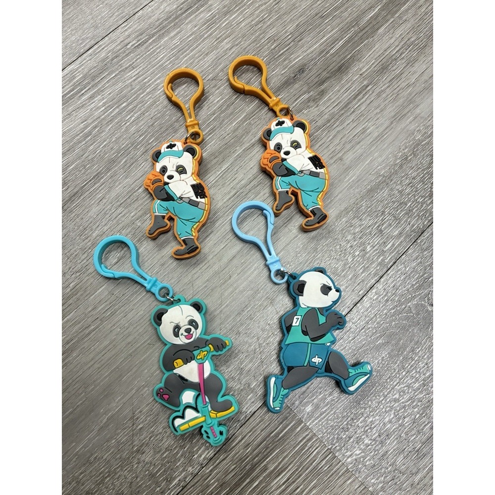 LOT OF 4 DUDE PERFECT KEYCHAINS - Dude Perfect Keychain X4